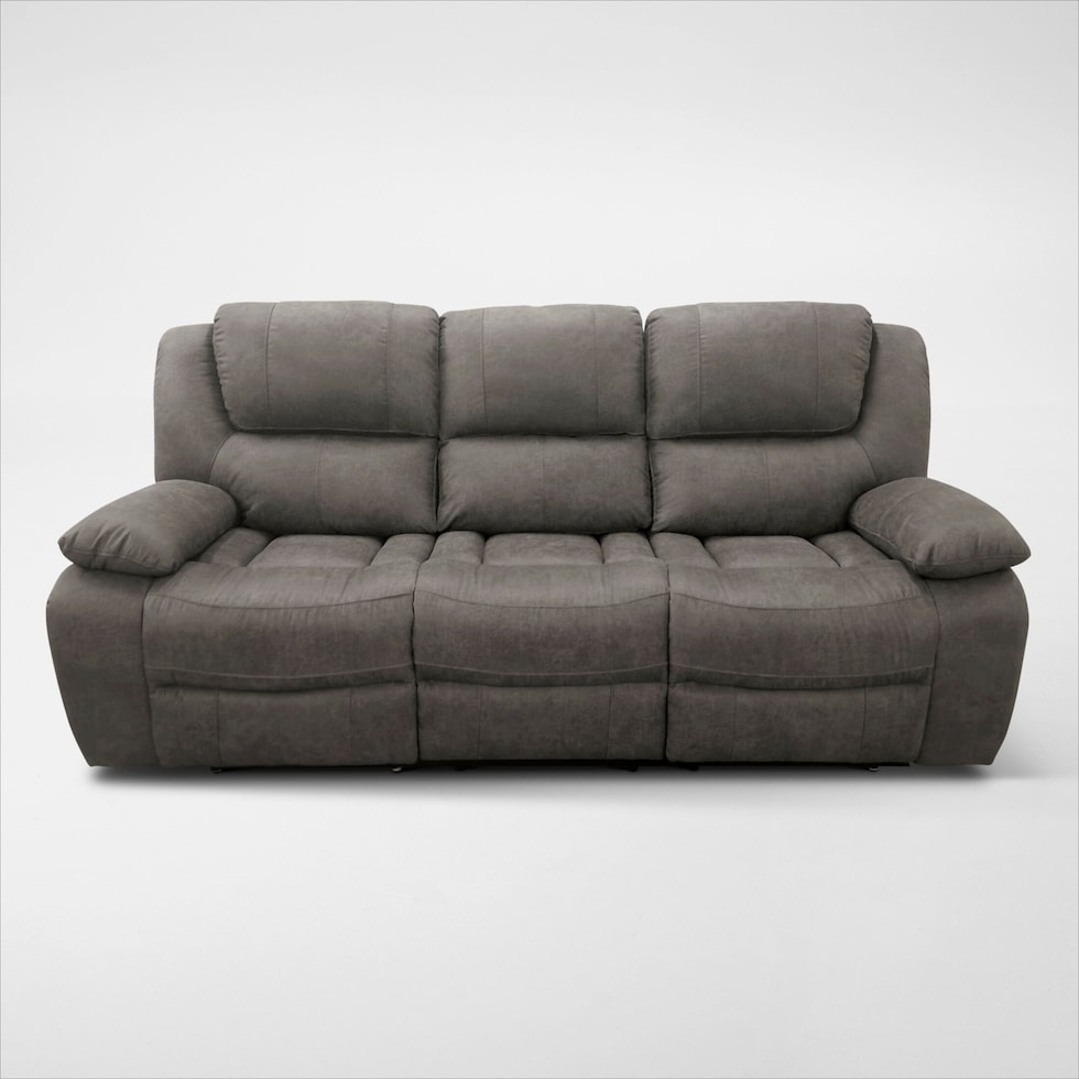 nelson gray sofa   