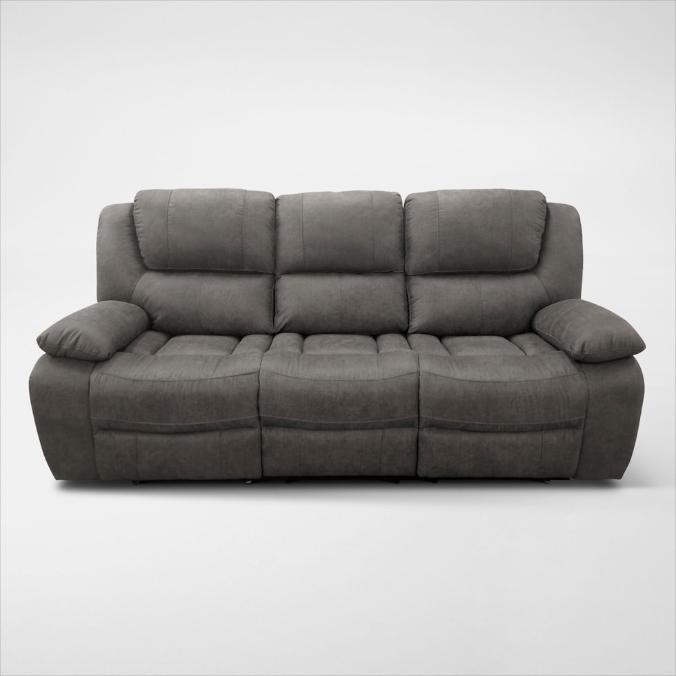 nelson gray sofa   