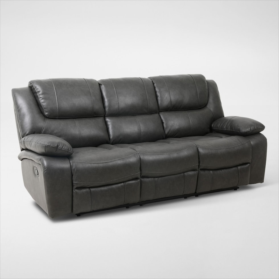 nelson gray sofa   