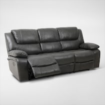 nelson gray sofa   