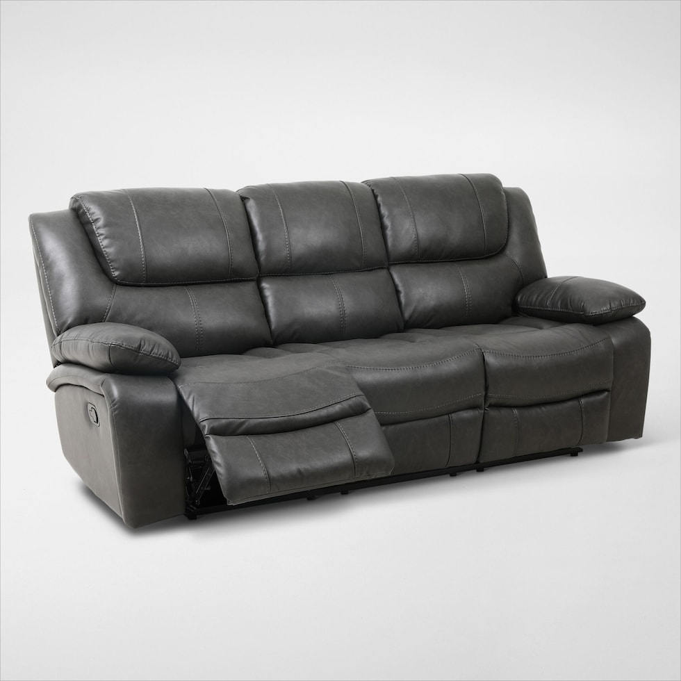 nelson gray sofa   