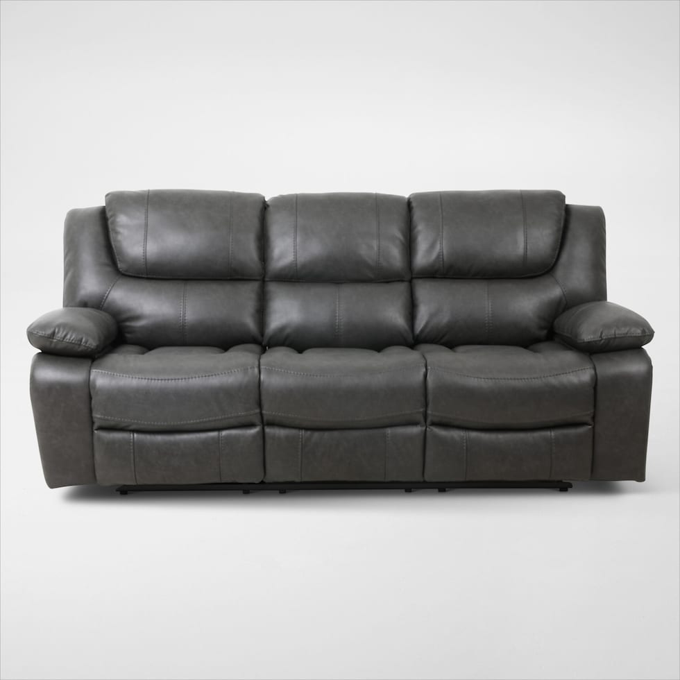 nelson gray sofa   