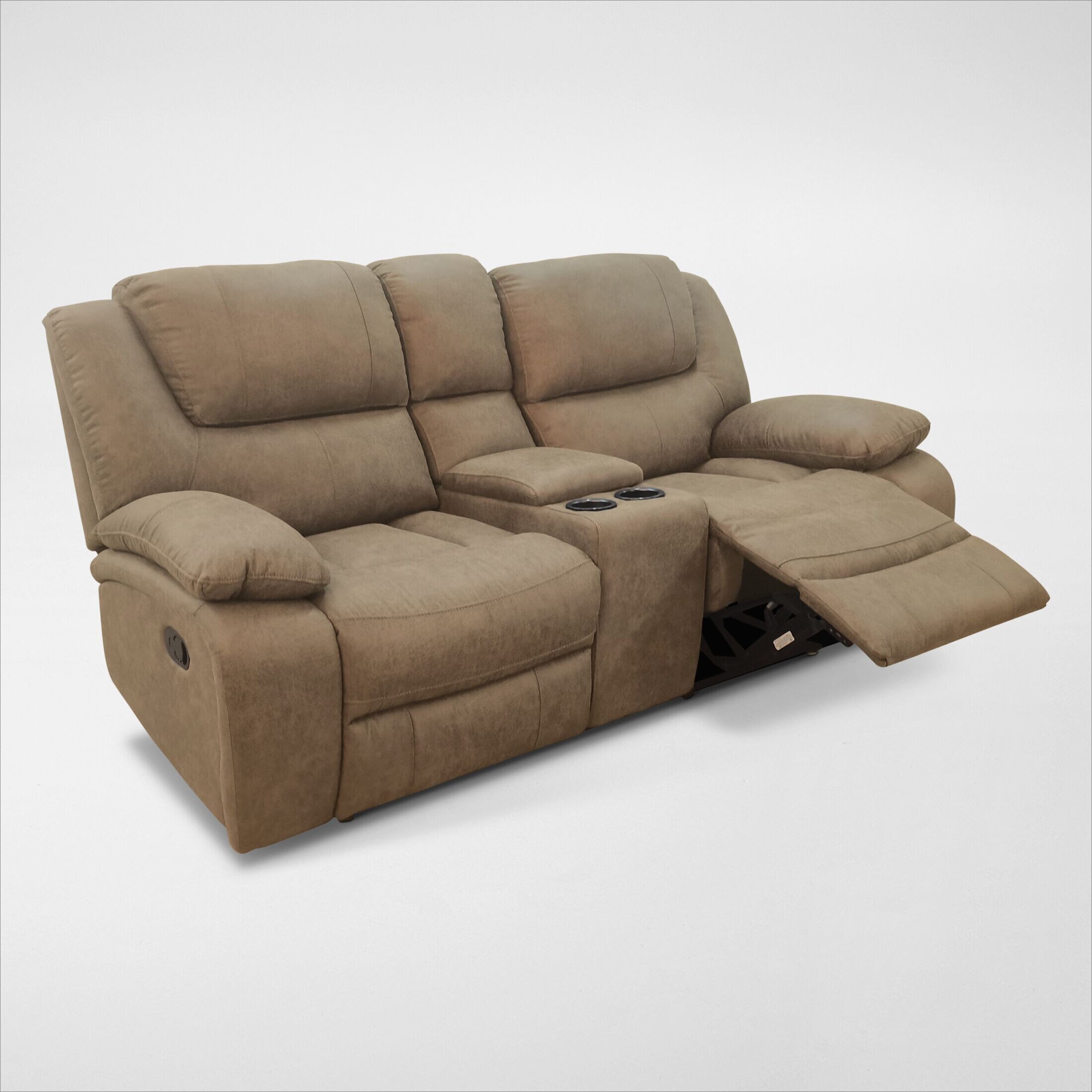 Nelson Manual Reclining Loveseat with USB Charging | Value City