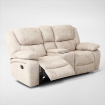 nelson neutral loveseat   