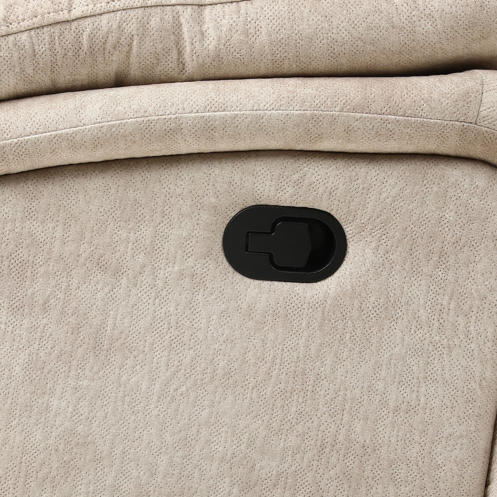 nelson neutral loveseat   