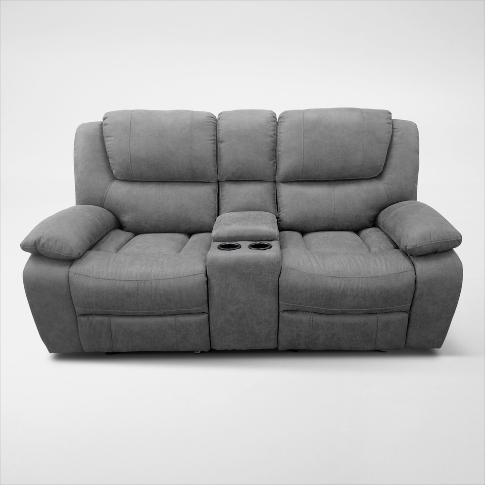 nelson neutral loveseat   