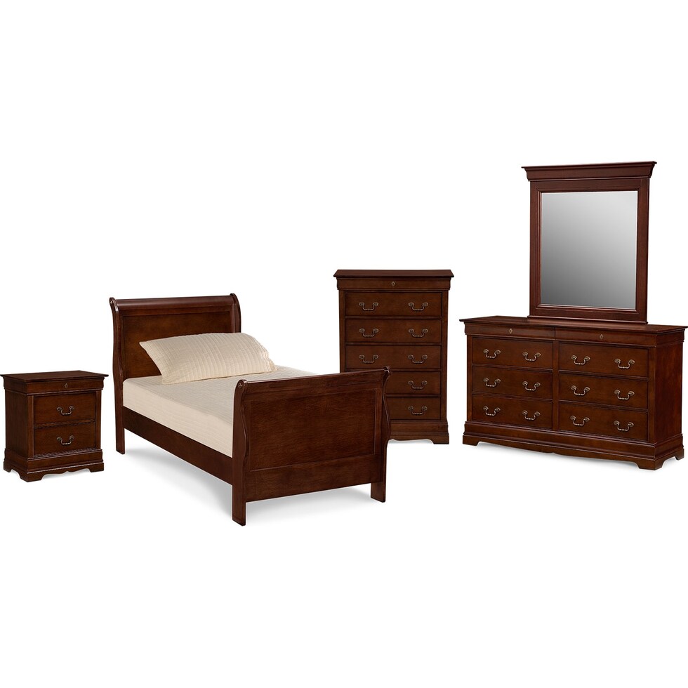 neo classic youth cherry kids furniture main image  