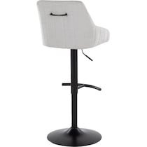 neo gray black bar stool   