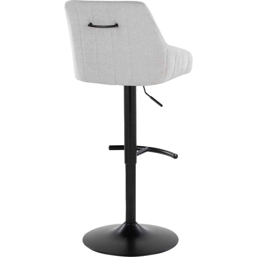 neo gray black bar stool   