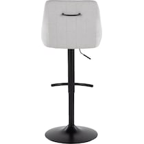 neo gray black bar stool   