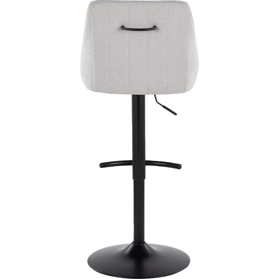 neo gray black bar stool   