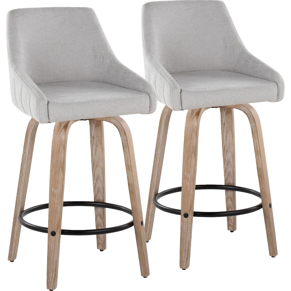 neo gray counter height stool   