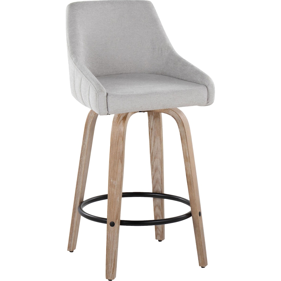 neo gray counter height stool   
