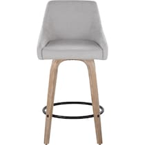 neo gray counter height stool   