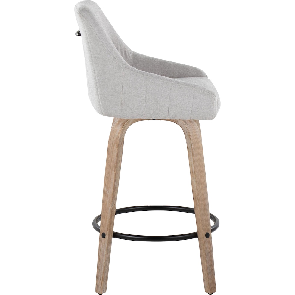 neo gray counter height stool   