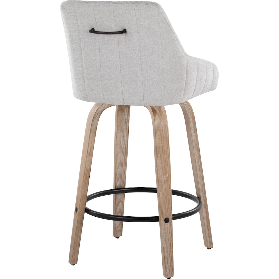 neo gray counter height stool   