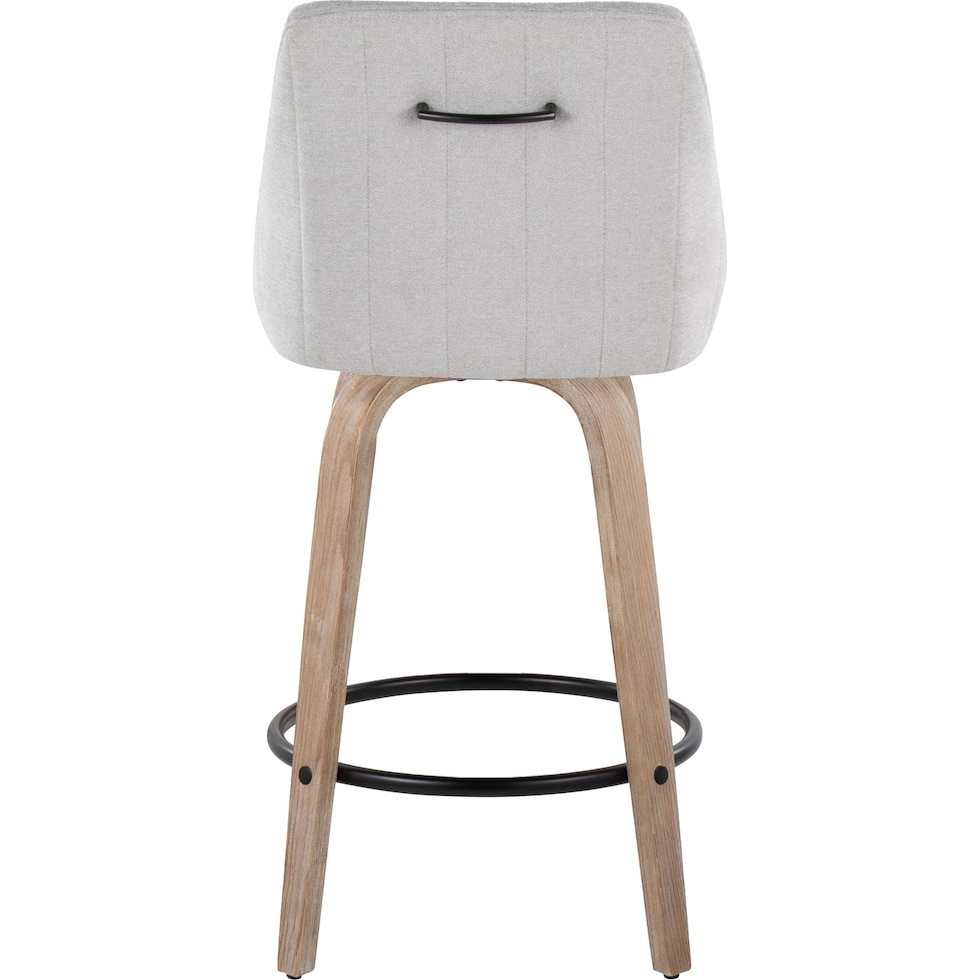neo gray counter height stool   