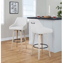 neo white bar stool   