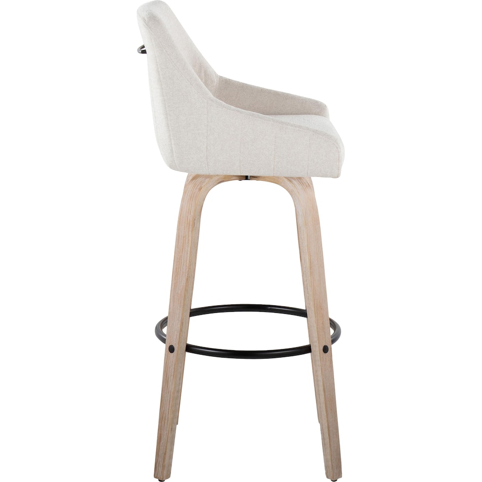 neo white bar stool   
