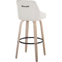 neo white bar stool   
