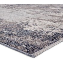 neptune blue gray area rug  x    