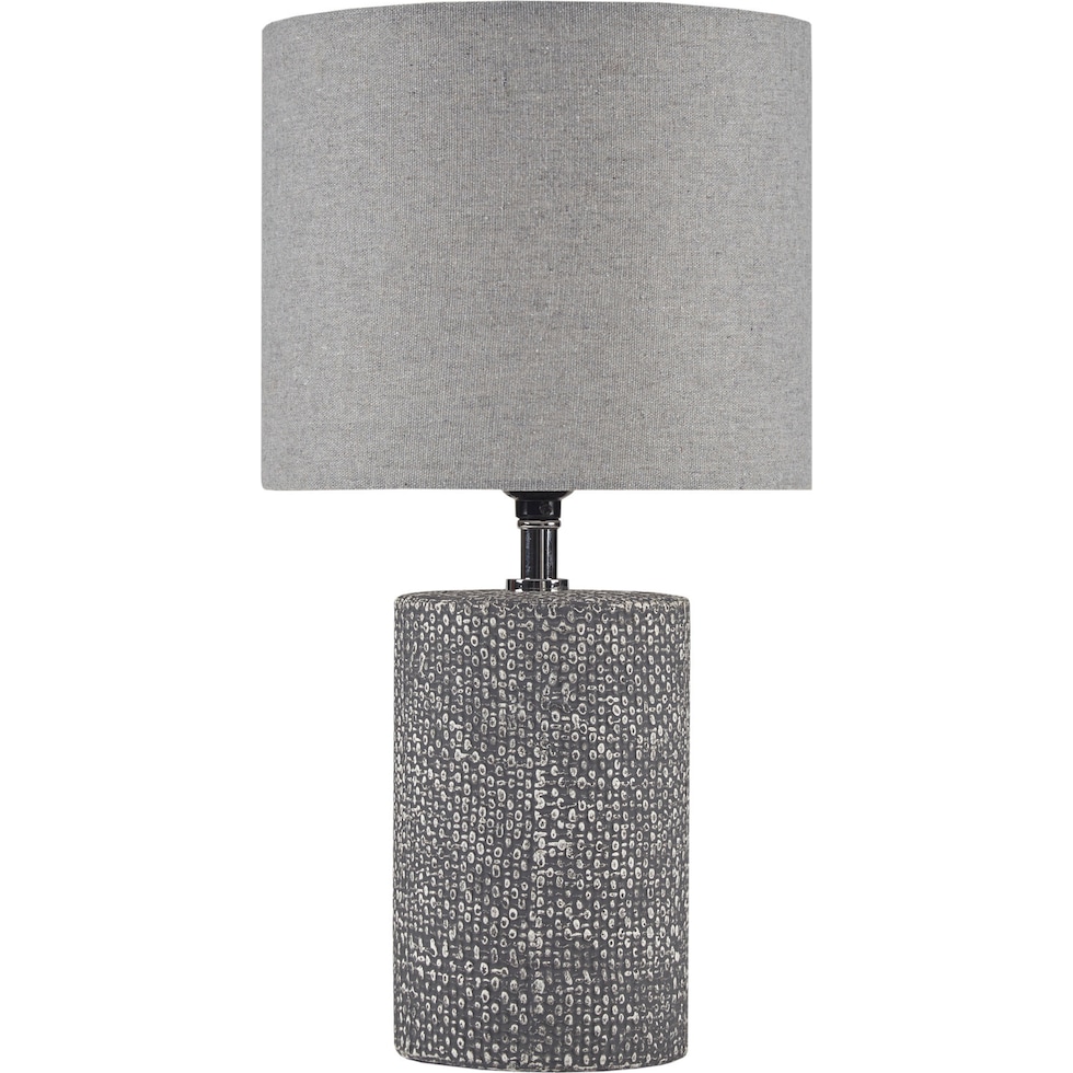 nesika gray table lamp   