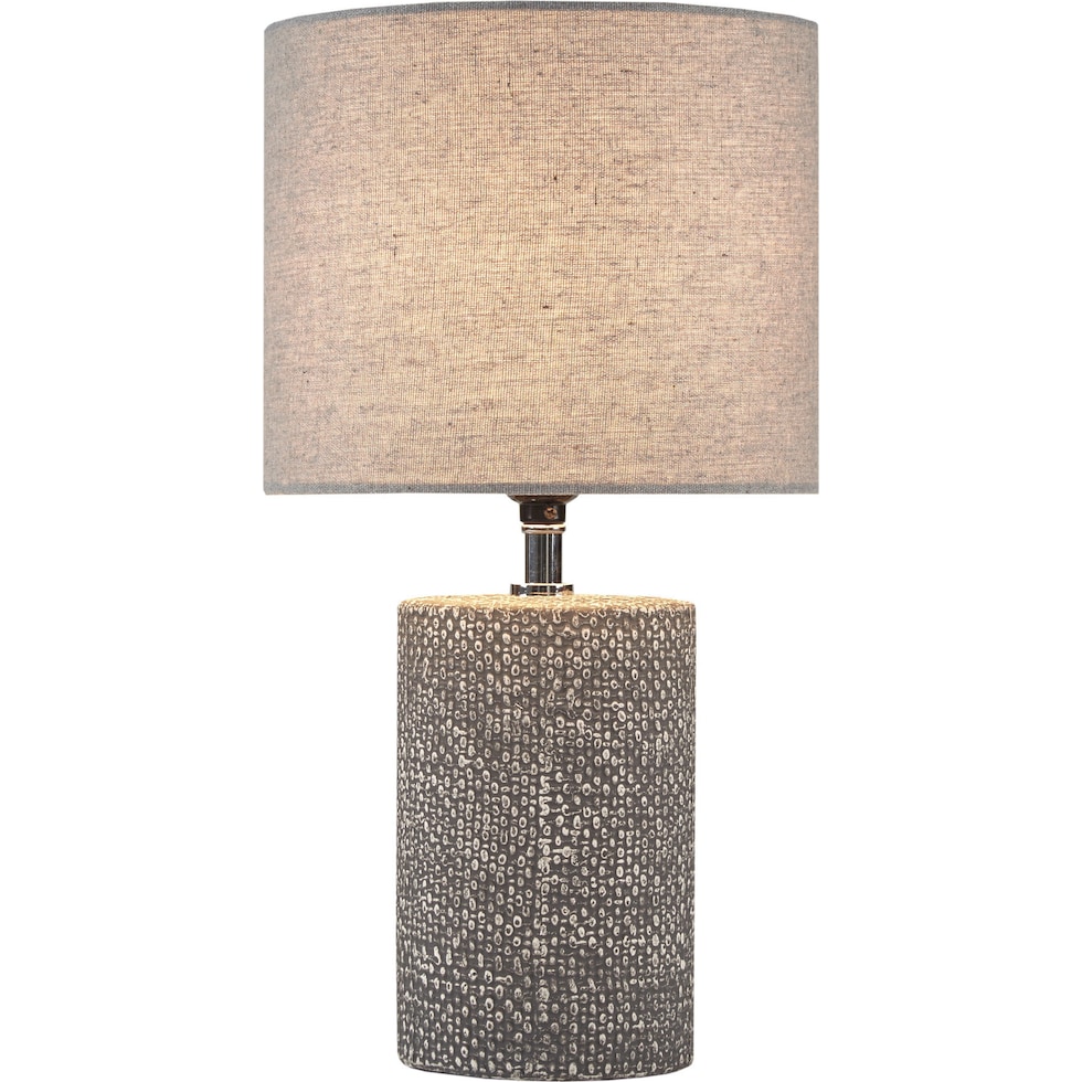 nesika gray table lamp   