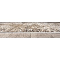nesmarie dark brown area rug  x    
