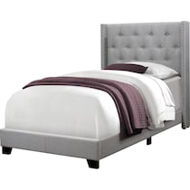 nessie gray twin bed   