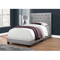 nessie gray twin bed   