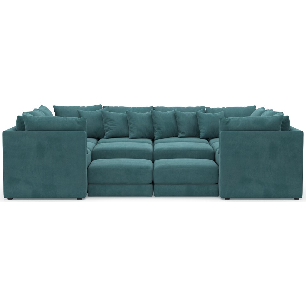 nest bella peacock sectional   