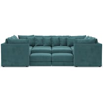nest bella peacock sectional   