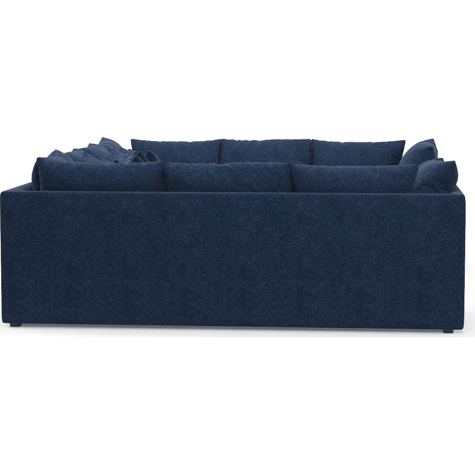 nest blue  pc sectional   