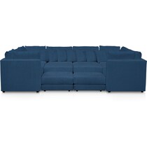 nest blue  pc sectional   