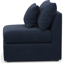 nest blue armless chair   