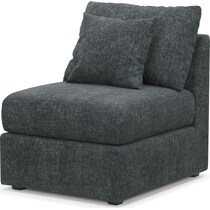 nest blue armless chair   