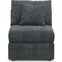 nest blue armless chair   