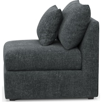 nest blue armless chair   