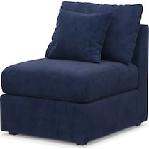 nest blue armless chair   