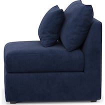 nest blue armless chair   