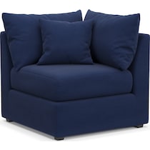 nest blue corner chair   