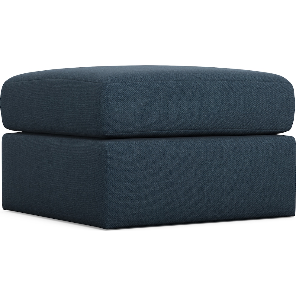 nest blue ottoman   