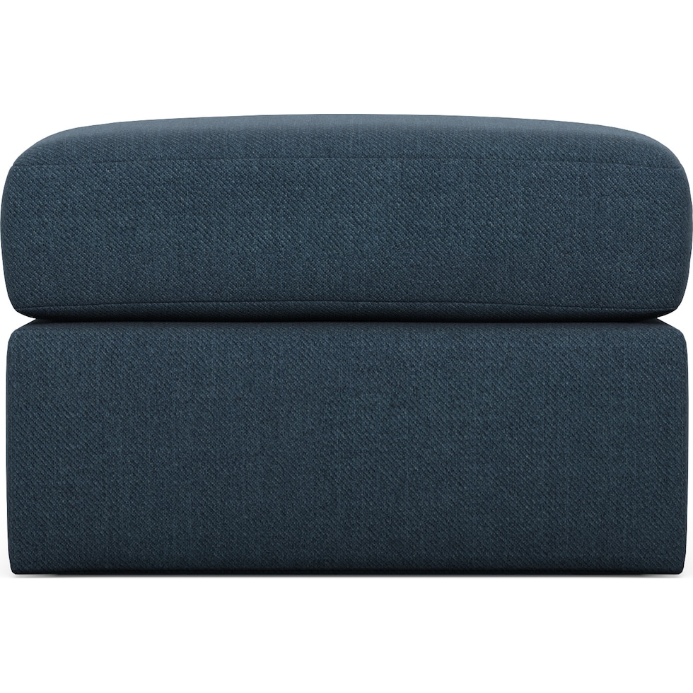 nest blue ottoman   