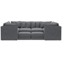 nest blue sectional   