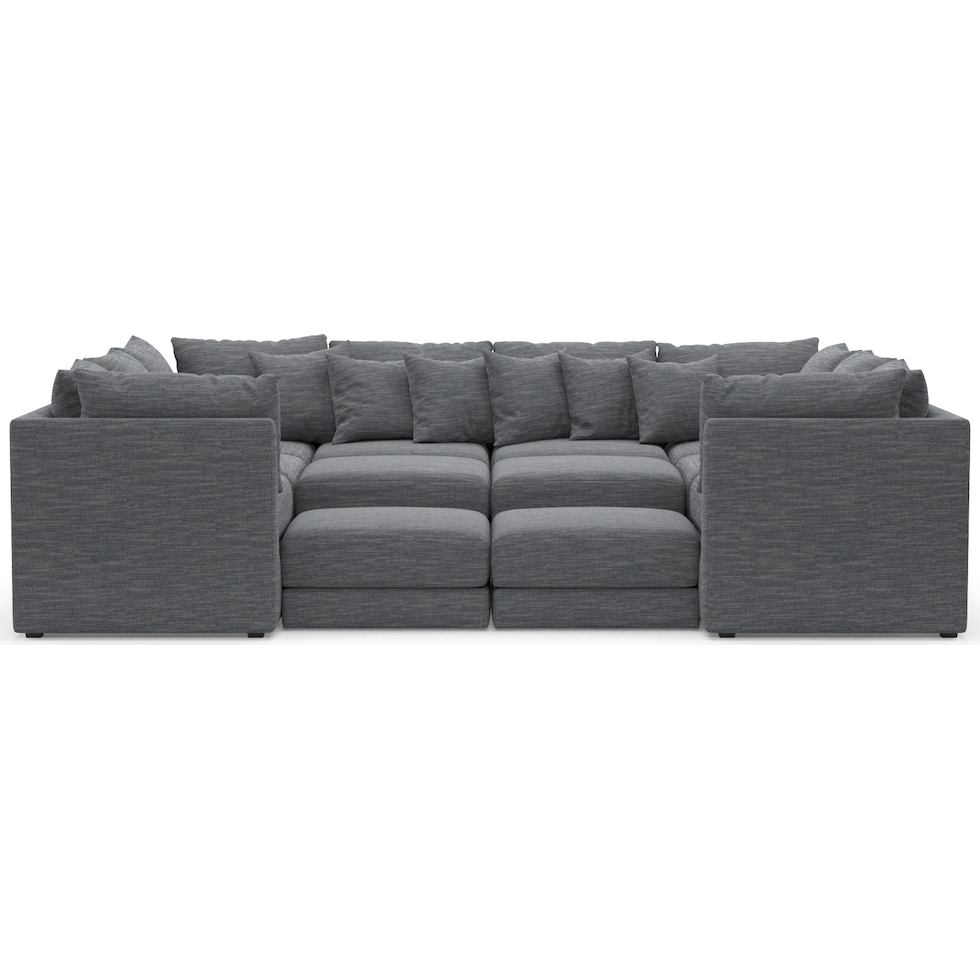 nest blue sectional   