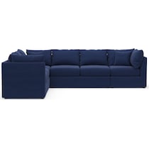 nest blue sectional   