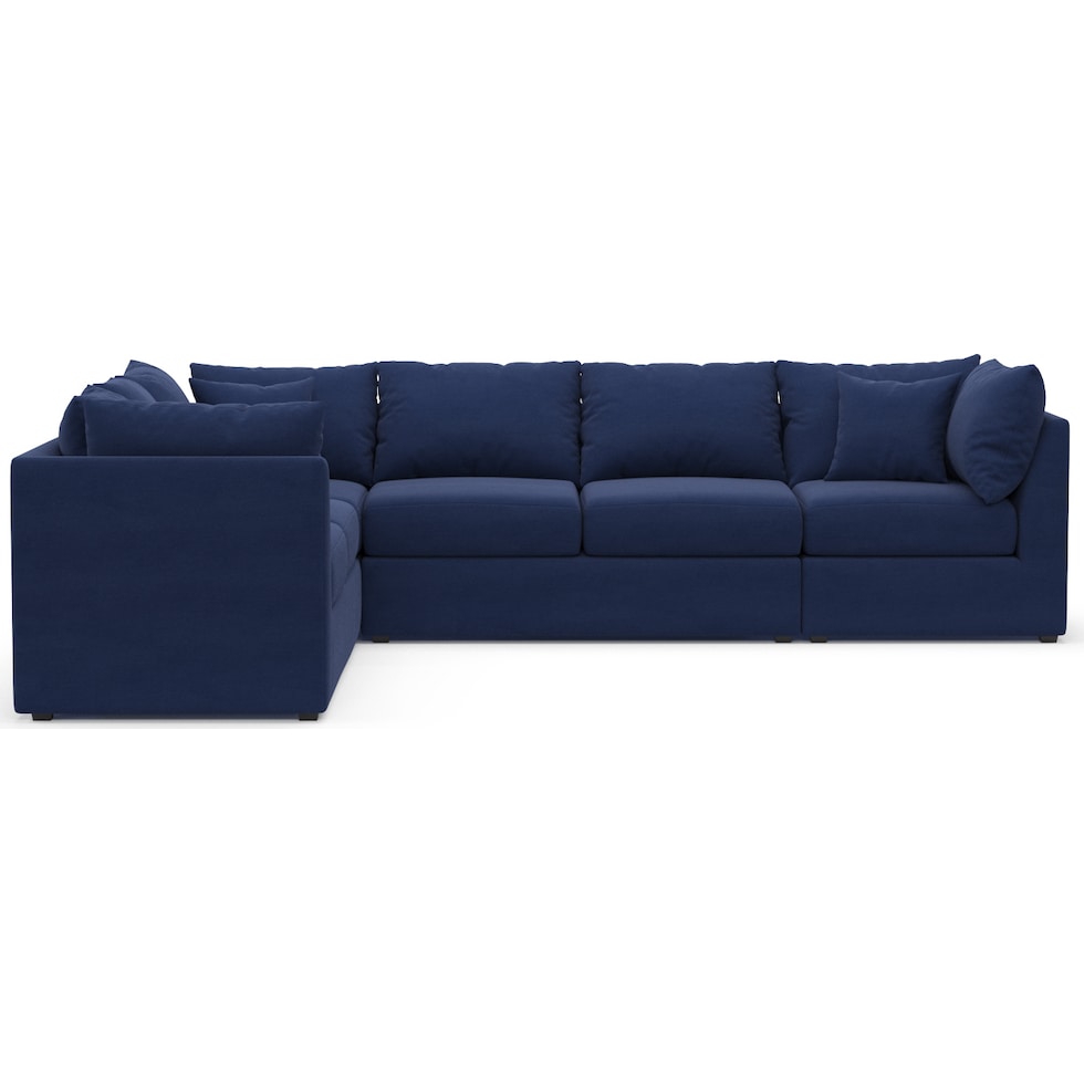 nest blue sectional   