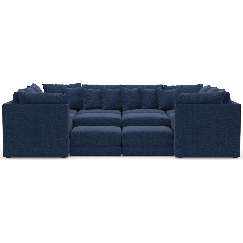 nest blue sectional   