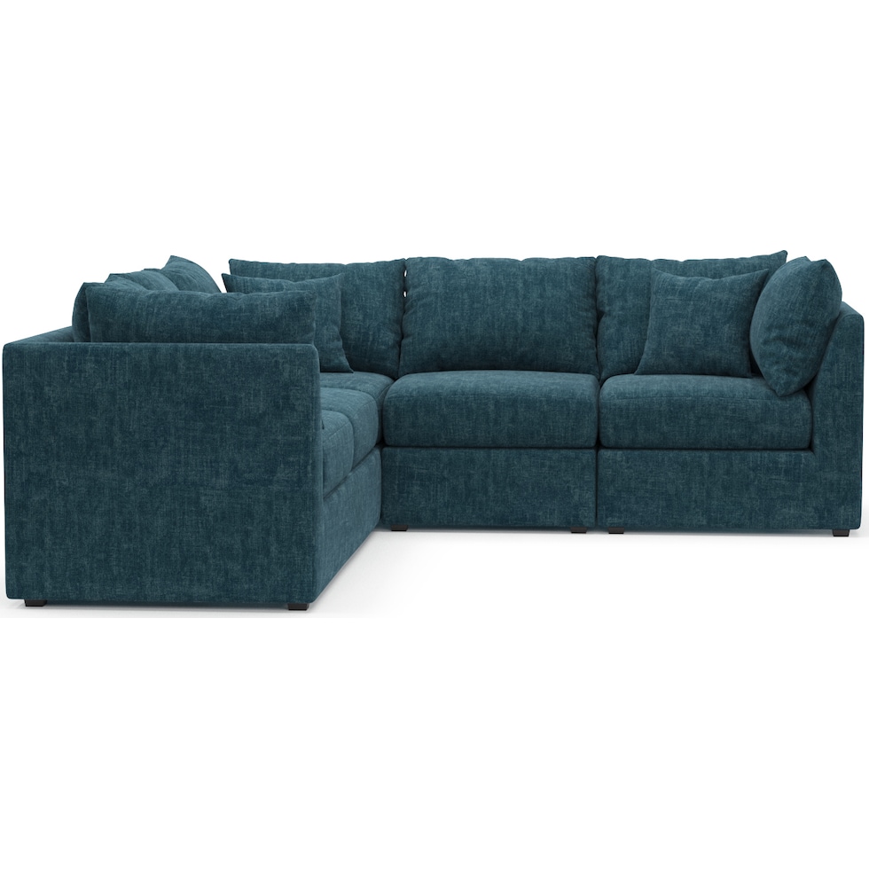 nest blue sectional   