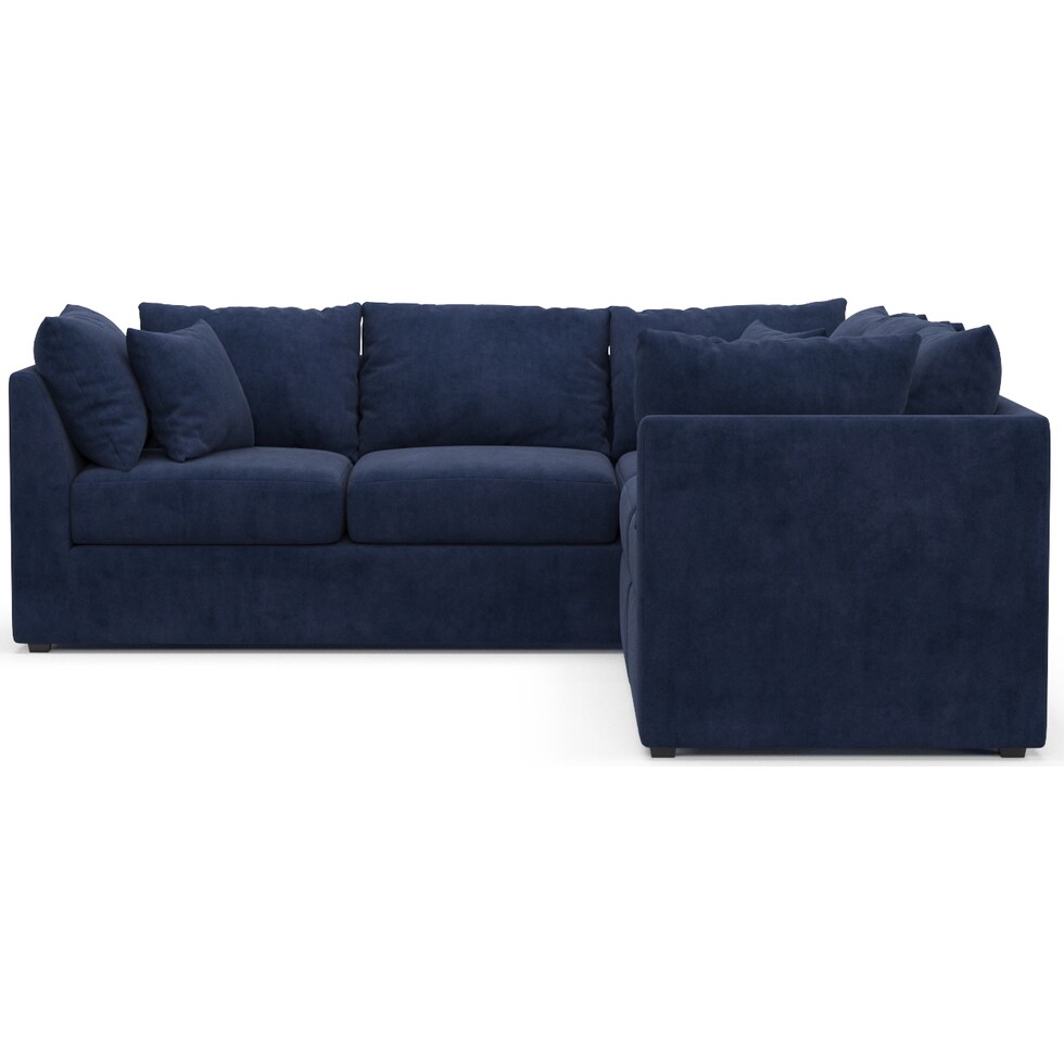nest blue sectional   